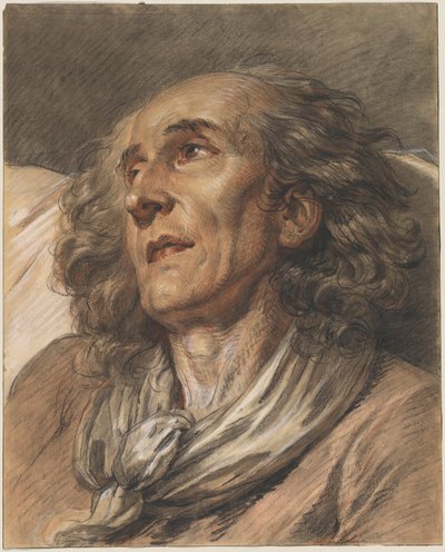 Vanhan miehen rintakuva tekijältä Jean Baptiste Greuze