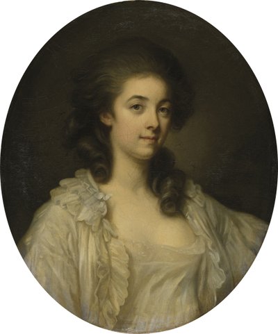 ranska: Portrait de Madame de Champcenetz Madame de Champcenetzin muotokuva tekijältä Jean Baptiste Greuze