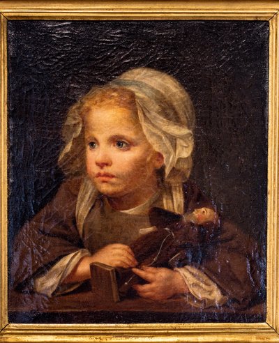 Tyttö ja kapusiini tekijältä Jean Baptiste Greuze