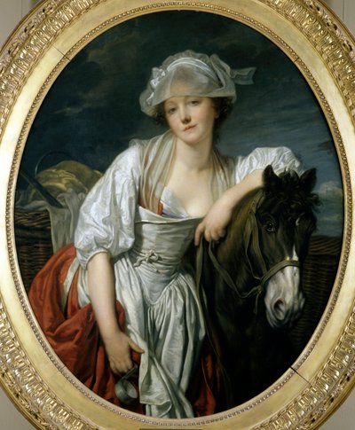 Maitoneito Jean Baptiste Greuzen (1725-1805) maalaus 1700-luvun su. 1,06 x 0,86 m Pariisi, Louvre-museo. tekijältä Jean Baptiste Greuze