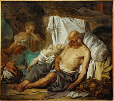 Loot ja hänen tyttärensä ... tekijältä Jean Baptiste Greuze