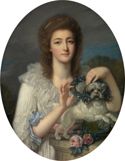 Prinsessa Varvara Nikolajevna Gagarina (1762-1802) tekijältä Jean Baptiste Greuze