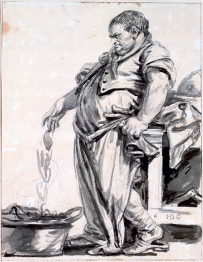 Teurastaja, 1745-1805 tekijältä Jean Baptiste Greuze
