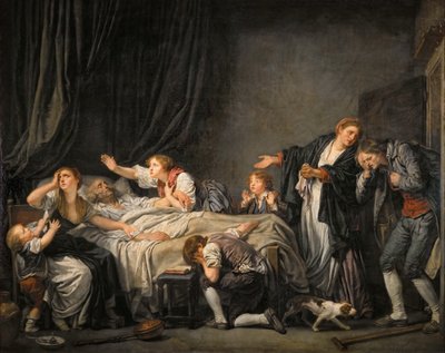 Isien kirous: Poika rangaistaan tekijältä Jean Baptiste Greuze