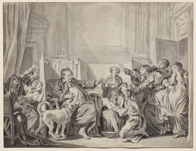 Syyllinen ja katuva tytär tekijältä Jean Baptiste Greuze