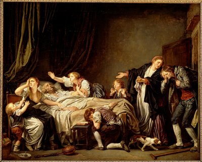 The Son Punished (öljy kankaalle tekijältä Jean Baptiste Greuze