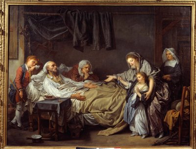 Hyväntekeväisyyden rouva. Jean Baptiste Greuzen (1725-1805) maalaus tekijältä Jean Baptiste Greuze