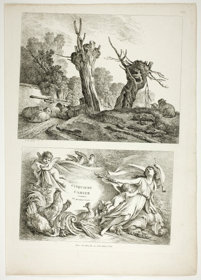 Oeuvres de J. B. Huetin levy 25/38 tekijältä Jean Baptiste Huet