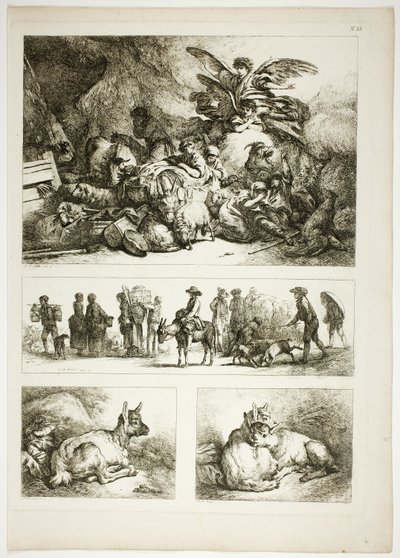 Oeuvres de J. B. Huetin levy 33/38 tekijältä Jean Baptiste Huet