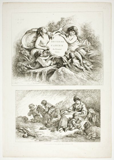 Levy 7/38, teoksesta Oeuvres de J. B. Huet tekijältä Jean Baptiste Huet
