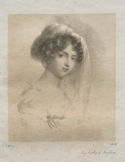 Rouva Horace Vernet, 1818. tekijältä Jean Baptiste Isabey