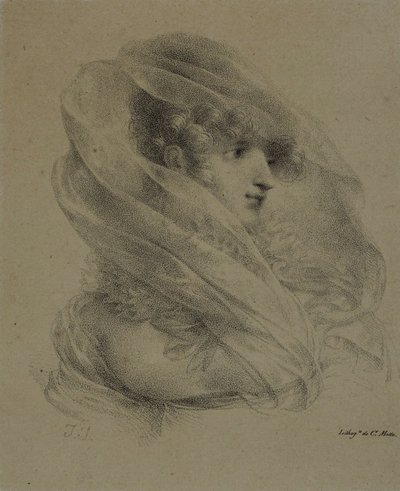 Rouva Ledieu tekijältä Jean Baptiste Isabey