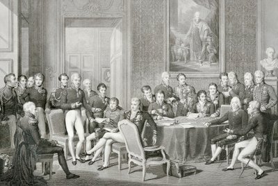 Osallistui Wienin kongressiin vuosina 1814-1815 tekijältä Jean Baptiste Isabey