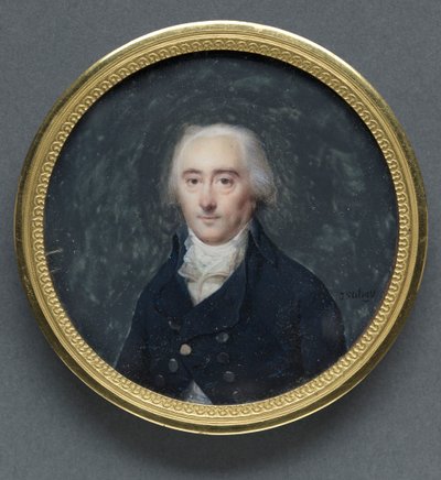 Miehen muotokuva, 1790-luvun alku. tekijältä Jean Baptiste Isabey