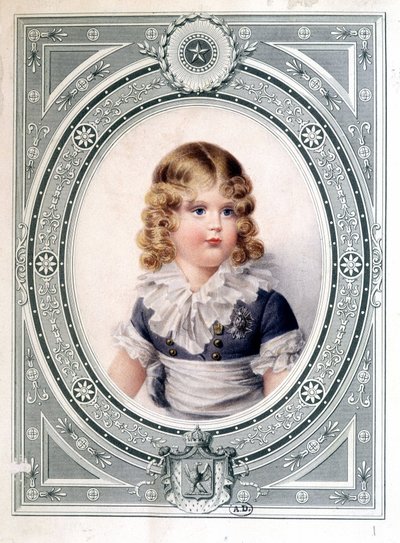 Muotokuva Rooman kuninkaan (Napoleon II), keisari Napoleon I:n pojasta (1769-1821) - Isabey, 1800-luvun alku. tekijältä Jean Baptiste Isabey
