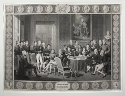 Wienin kongressi, 1815 tekijältä Jean Baptiste Isabey