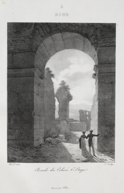Matka Italiaan vuonna 1822 tekijältä Jean Baptiste Isabey