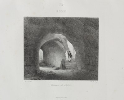 Matka Italiaan 1822, 1833. tekijältä Jean Baptiste Isabey