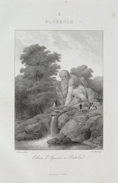 Matka Italiaan 1822, 1833. tekijältä Jean Baptiste Isabey