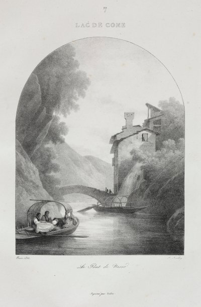 Matka Italiaan 1822, 1833. tekijältä Jean Baptiste Isabey