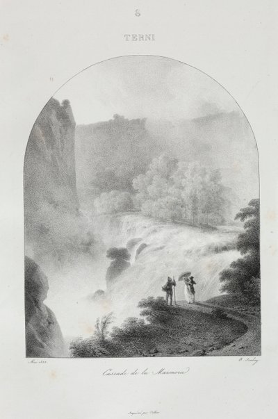 Matka Italiaan 1822, 1833. tekijältä Jean Baptiste Isabey