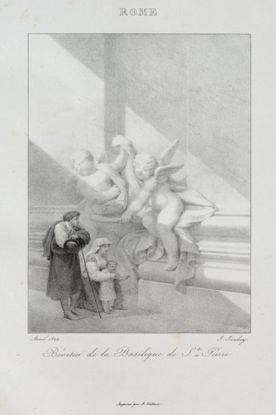 Matka Italiaan 1822, 1833. tekijältä Jean Baptiste Isabey