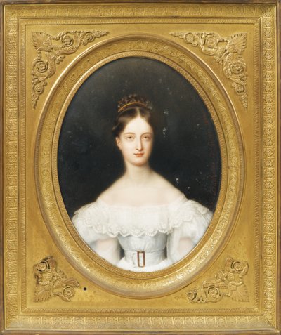 Orléansin prinsessa Clémentine 1817-1907, Saksi-Coburgin ja Gothan prinsessa, 1830 tekijältä Jean Baptiste Joseph Duchesne