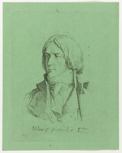 Tuntemattoman nuoren miehen muotokuva tekijältä Jean Baptiste Joseph Wicar