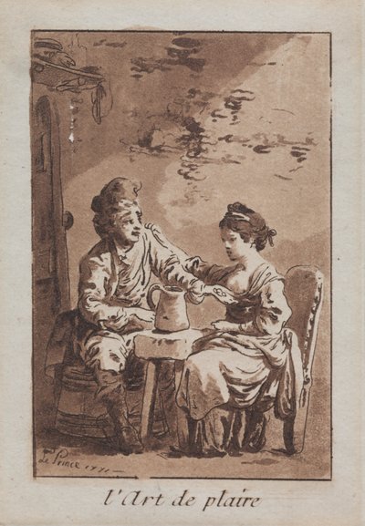 Miellyttämisen taito, 1771. tekijältä Jean Baptiste Le Prince