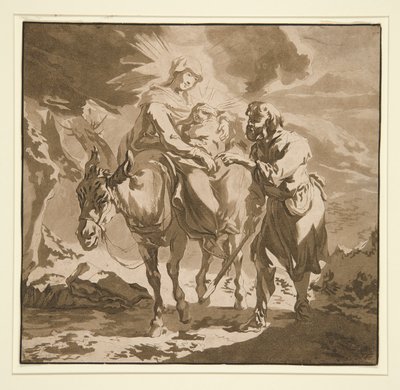 La fugida a Egipte finès tekijältä Jean Baptiste Le Prince
