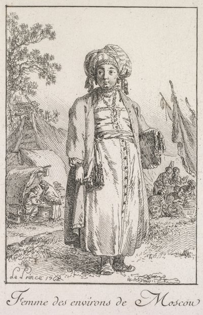 Nainen Moskovan esikaupunkialueelta tekijältä Jean Baptiste Le Prince