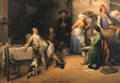 Kuvattu Full Siestassa, 1842 tekijältä Jean Baptiste Madou