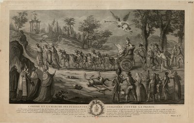 Valtojen marssi Ranskaa vastaan, 1798, 1798. tekijältä Jean Baptiste Marie Louvion