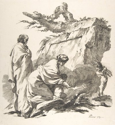 Lento Egyptiin, 1759. tekijältä Jean Baptiste Marie Pierre