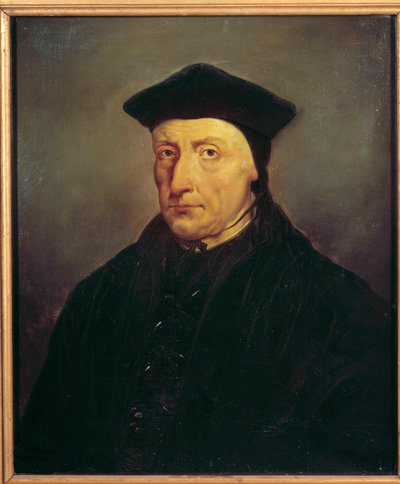 Guillaume Buden (Budee) (Budaeus) (1467-1540), ranskalaisen humanistin muotokuva. Jean Baptiste Mauzaisse (1784-1844) tekijältä Jean Baptiste Mauzaisse