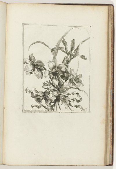 Sidottu kimppu Les Petits Bouquets (sarjan nimi) tekijältä Jean-Baptiste Monnoyer