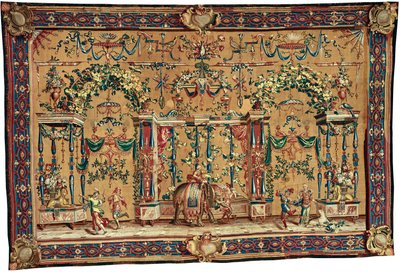 Elefantti, Berain Grotesques -sarjasta tekijältä Jean-Baptiste Monnoyer