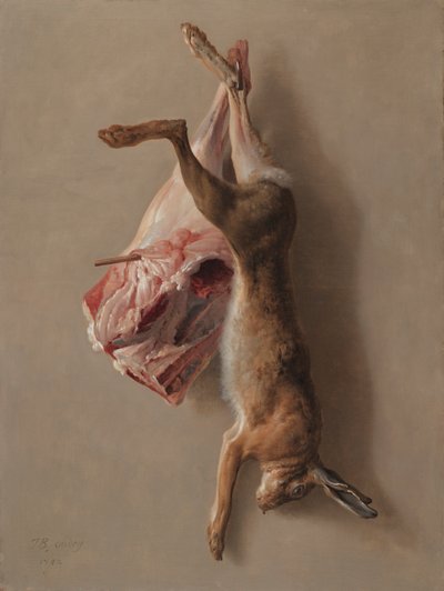 Jänis ja Karitsan jalka tekijältä Jean Baptiste Oudry