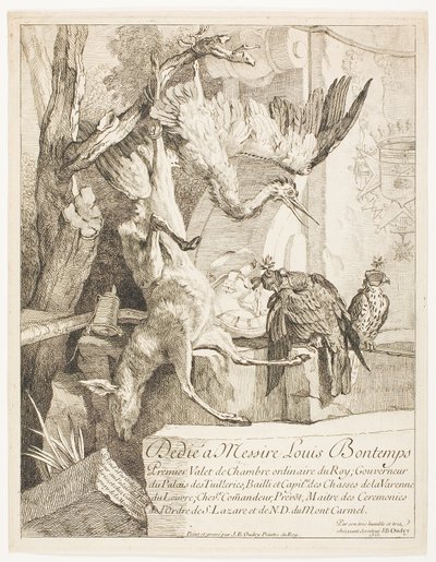 Neljä metsästysaihetta, nro 1 tekijältä Jean Baptiste Oudry