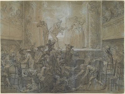 Kohtaus Pitkän Baguenodièren kanssa tekijältä Jean Baptiste Oudry