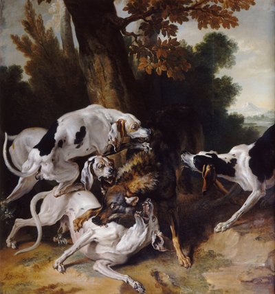 Susimetsästys, 1725 tekijältä Jean Baptiste Oudry