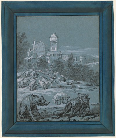 Susi ja kettu tekijältä Jean Baptiste Oudry