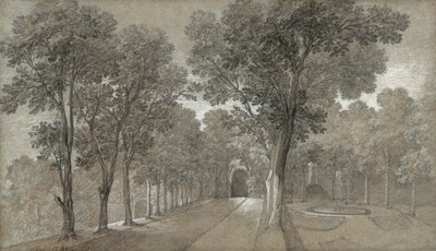 Näkymä Arcueilin puistoon tekijältä Jean Baptiste Oudry