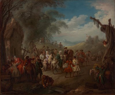 Joukot maaliskuussa n. 1725. tekijältä Jean Baptiste Pater
