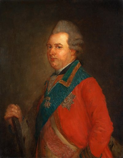 Hessen-Kasselin prinssi Charlesin muotokuva 1744-1836. tekijältä Jean Baptiste Perronneau