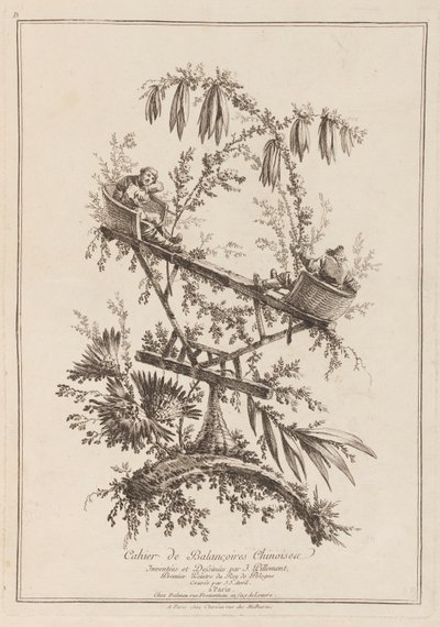 Chinese Swings -muistikirja tekijältä Jean Baptiste Pillement