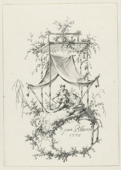 Sävellys Chinoiserie-tyyliin tekijältä Jean Baptiste Pillement