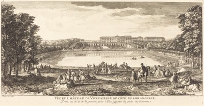Näkymä Versaillesin palatsille Cote de l