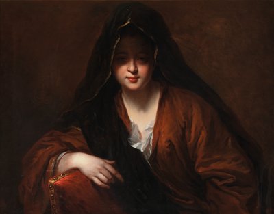 Muotokuva naisesta, noin 1651-1717 (öljy kankaalle) tekijältä Jean Baptiste Santerre