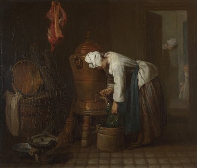 La Fontaine Vesisäiliö, 1733 tekijältä Jean Baptiste Simeon Chardin